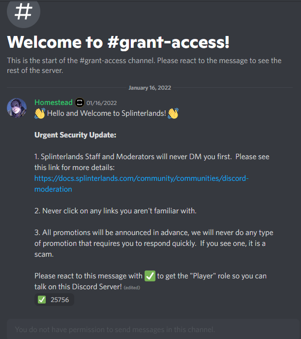 How to Register Your Splinterlands Account on the Discord Server